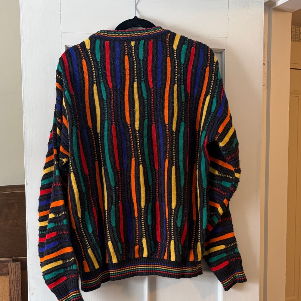Alan Stuart Multicolor Striped Crewneck Sweater - Picture 6 of 6